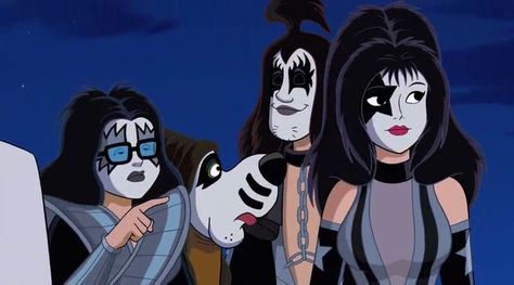 Matching Pfp From Movies, Scooby Doo And Kiss, Scooby Doo Matching Pfp, Scooby Doo Kiss, Scooby Doo Costumes, Banda Kiss, 2000 Wallpaper, Scooby Doo Pictures, Ghoul School