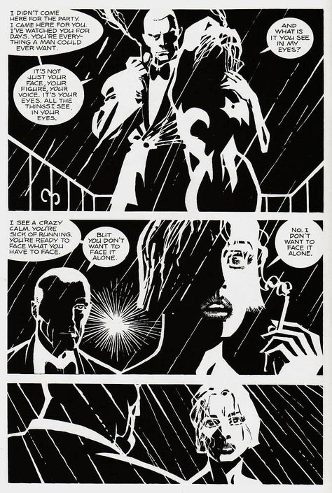 Frank Miller's Sin City "the customer is always right" comics Sin City Frank Miller, Sin City Comic, Frank Miller Sin City, Frank Miller Art, Patrick Brown, Frank Miller Comics, Comic Template, City Comic, Comic Book Layout