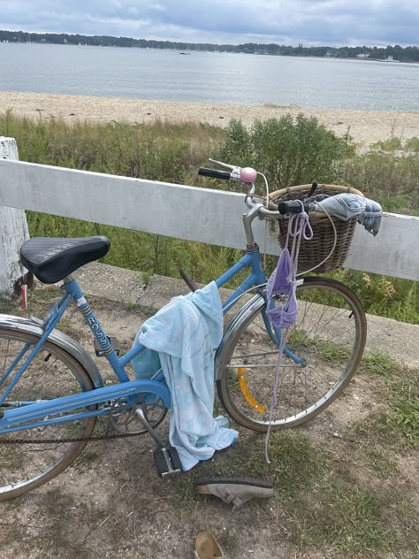 #beach #bike Summer Bike Aesthetic, Biking On The Beach, Beach Bike Ride Aesthetic, Bike Rides Aesthetics, Beach Bike Aesthetic, Bike Riding Aesthetic, Beach Town Aesthetic, Beach Biking, Bike Ride Aesthetic