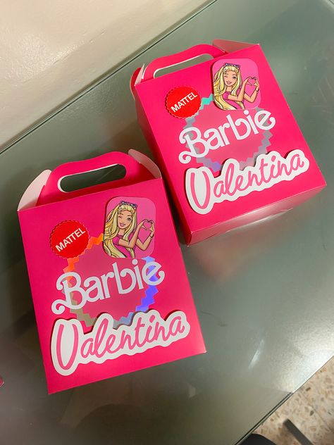 Dulceros para cumpleaños con temática de barbie.
#dulceros #fiesta #barbie 5 Birthday Party, 4 Birthday, 5 Birthday, Mattel Barbie