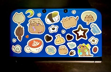 Decorated 3ds, 3ds Stickers, 2ds Aesthetic, Nintendo 3ds Xl Aesthetic, Nintendo 2ds Xl Aesthetic, 3ds Case, Nintendo Handheld, Pusheen Stickers, 5 Below