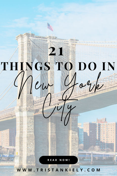 Here is a list of 21 must-do activities that capture the essence of the iconic New York City to help you navigate and make the most of your first visit. | Travel to New York City | Manhattan | Trip to NYC Manhattan Trip, Travel To New York City, Travel To New York, Iconic New York, Trip To Nyc, Things To Do In Nyc, New York City Manhattan, New York City Travel, New York Travel