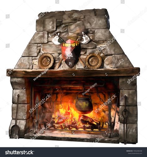 3d Render Large Medieval Stone Fireplace Stock Illustration 1955206348 | Shutterstock Stone Fireplace, 3d Render, S 10, Wood Stove, Coat Of Arms, Image Illustration, Stock Illustration, Royalty Free Stock Photos, Every Day