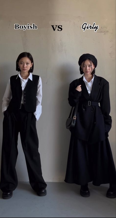 Woman In Suit, Korean Casual Outfits, Tomboy Outfits, Classy Work Outfits, Vibe Clothes, English Book, Tomboy Fashion, Edgy Outfits, Grunge Aesthetic