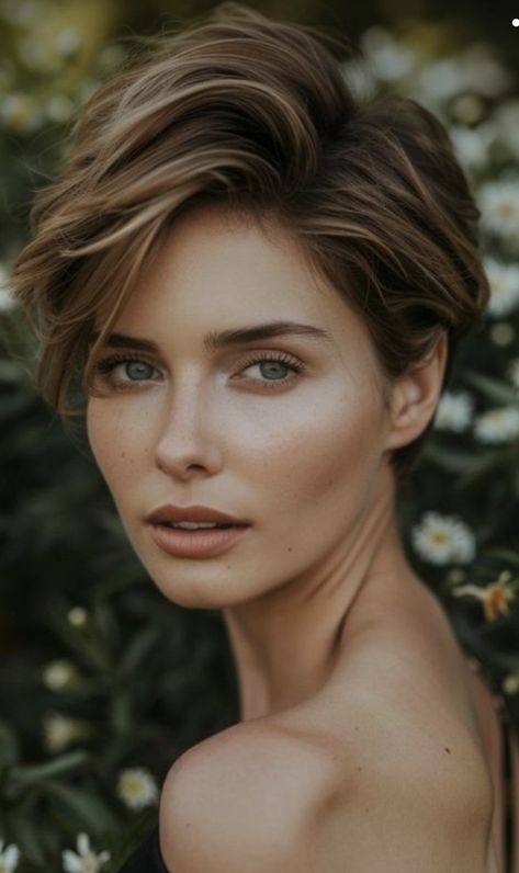 Short Summer Haircuts, Short Haircuts For Ladies, Haircuts For Ladies, Super Short Haircuts, New Short Haircuts, Short Haircut Styles, Summer Haircuts, Very Short Haircuts, Trendy Haircuts