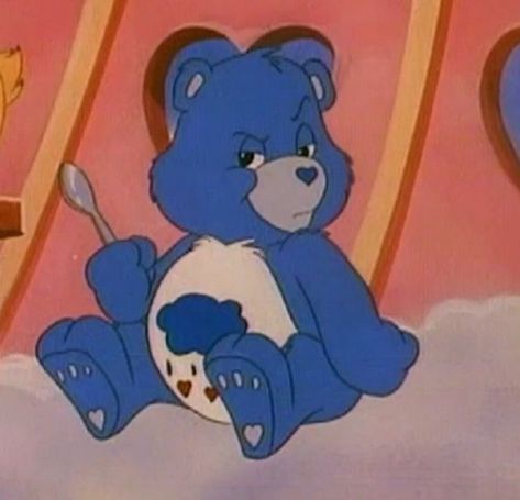 Grumpy Bear Aesthetic, Care Bear Icon, Care Bears Aesthetic, Bears Aesthetic, Bear Icon, Bear Aesthetic, Grumpy Bear, Care Bear, Care Bears