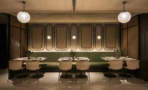 The Warehouse Hotel | Wallpaper* Decoration Restaurant, Banquette Seating, Hotel Interiors, Cafe Interior Design, Colour Design, Design Hotel, Restaurant Interior Design, Hospitality Design, Industrial Chic