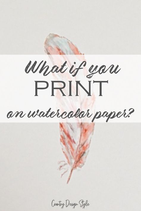 Watercolor Paper Crafts, Printing On Watercolor Paper, Watercolor Templates Printables, Best Watercolor Paper, Waterslide Paper, Arches Watercolor Paper, Watercolor Tutorials, How To Age Paper, Copy Print