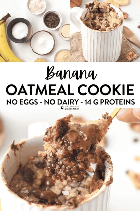 This Banana Protein Mug Cake contains 14 grams of protein per serve and it's ready in less than 3 minutes for a quick post work out snack. Plus, this banana mug cake is also dairy-free and egg-free. Protein Breakfast Mug Cake, Protein Mug Cake With Banana, Vegan Protein Mug Cake, Banana Oatmeal Mug Cake, Protein Mug Cake Microwave, Banana Mug Cake Microwave, Banana Protein Mug Cake, Protein Mug Cake Recipe, Healthy Protein Desserts