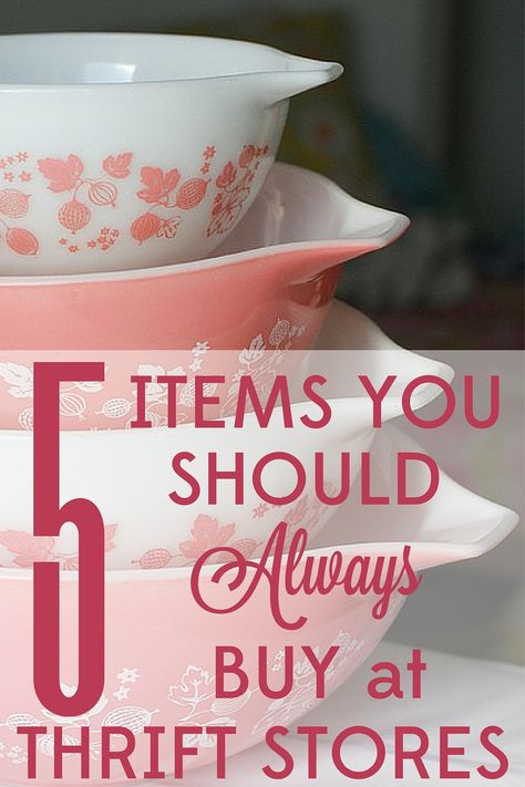 Some things are actually better quality when they're older. Learn the 5 items you should always buy at thrift stores. Thrift Store Diy, Thrift Store Shopping, Thrift Store Crafts, Flea Market Finds, Frugal Tips, Frugal Living Tips, Thrift Store Finds, Money Saver, Thrift Stores