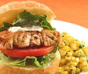 Pan-Seared Grouper Sandwiches with Mojo Mayo Pan Seared Grouper, Recipes For Sandwiches, Grouper Sandwich, Grouper Recipes, Grouper Fillet, Coastal Food, Weekend Lunch, Mayo Recipe, How To Make Sandwich