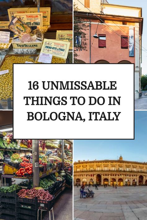 Planning a trip to Bologna? Check out these top and best things to do in Bologna, Italy. Destinations and attractions not to missed. Bologna Italy Things To Do, What To See In Bologna, What To Do In Bologna Italy, Bologna Bucket List, Bergamo Italy Things To Do In, Bologna Travel Guide, Things To Do In Bologna Italy, Italy Trip Itinerary, Bologna Food