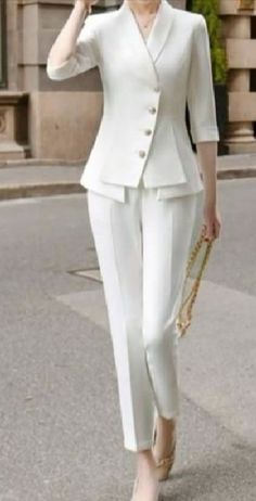 Coat Pant For Women Formal, Formal Outfit Ideas, Office Wear For Women, Business Attire Dress, Office Wear Women, Professional Outfits Women, Women Dresses Classy, Woman Suit Fashion, Classy Work Outfits