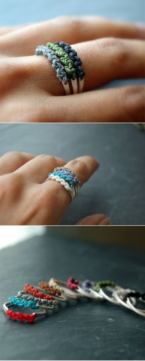 More info and instructions about this great tutorial you can find in the source url - above the photo. DiyAndCrafts.com is a collection of the best and most creative do it yourself projects, tips and tutorials. We dont claim ownership to any of these photos/videos. Credits goes to the original author of this great work. […] Thread Diy, Diy Ring, Diy Armband, Diy Jewlery, Beaded Beads, Diy Rings, Crafty Diy, Diy Schmuck, Bijoux Diy