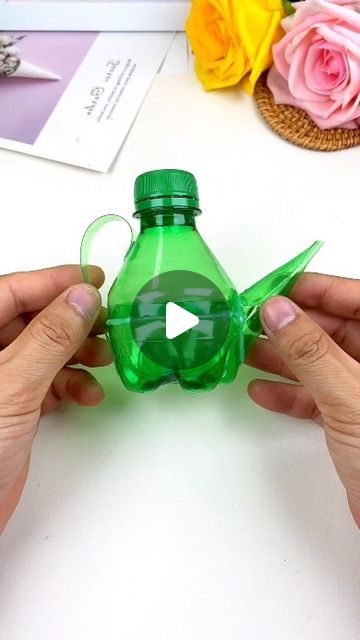 paper crafts creator on Instagram: "Title: "DIY Upcycled Teapot: Turning Bottles into Treasures" Hashtags: #DIYTeapot #UpcycledCrafts #EcoFriendlyLiving #CreativeReuse #ReduceReuseRecycle #HandmadeDecor" Repurposing Water Bottles, Water Bottle Upcycle Ideas, Reuse Water Bottles Plastic Diy Crafts, Plastic Water Bottle Recycling Ideas, Easy Plastic Bottle Crafts, Recycled Toys Diy Plastic Bottles, Teapot Crafts, Recycle Water Bottles, Plastic Drink Bottles