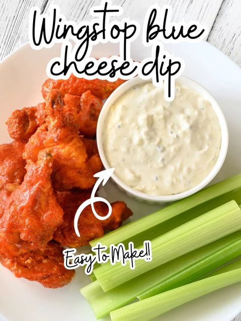 Wingstop blue cheese recipe - Wasian Cookery Chicken Modiga Recipe, Sauce For Chicken Wings, Dipping Sauce For Chicken, Sauce For Vegetables, Wings Recipe Baked, Blue Cheese Recipes, Dipping Sauces For Chicken, Quick Delicious Meals, Chicken Wing Sauces