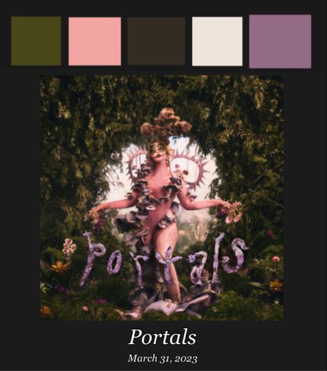 Portals Color Palette, Melanie Martinez Color Palette, Melanie Martinez App Icons Portals, Portals Wallpaper, Melanie Martinez Concert, Trilogy Tour, Music Poster Ideas, Phone Themes, Color Pallets