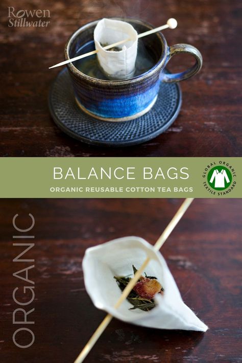 Balance BagsOrganic reusable tea bagsZero waste reusable tea bags made from organic cotton with a bamboo balance stickzerowaste plasticfree organic reusable teaThe post Balance BagsOrganic reusable tea bags appeared first on Cotton Diy. Reusable Tea Bags, Zero Waste Ideas, Waste Free Living, Waste Free, Zero Waste Living, Zero Waste Lifestyle, Eco Living, Low Waste, Healthy Routine