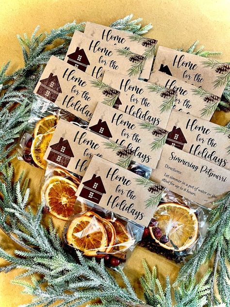 Dried Orange Candle Diy, Dried Simmer Pot Gift, Simmer Pot Gift Bag Diy, Dried Simmer Pot Recipes, Dried Potpourri Recipes, Simmer Jars, Simmer Pot Gift Bag, Manager Gifts, Holiday Potpourri