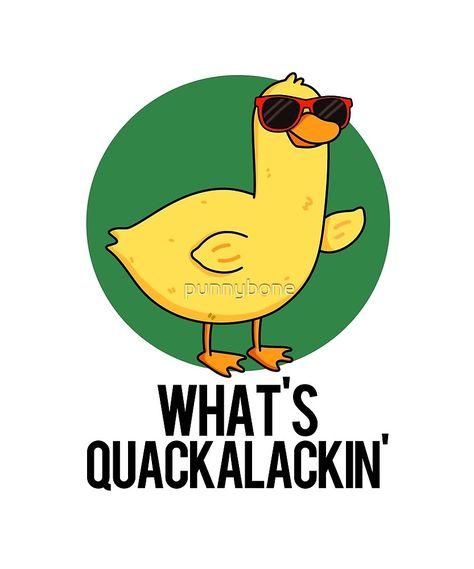 Duck Puns, Duck Quotes, Duck Stuff, Sunglasses Funny, Punny Cards, Funny Food Puns, 타이포그래피 포스터 디자인, Animal Puns, Funny Duck