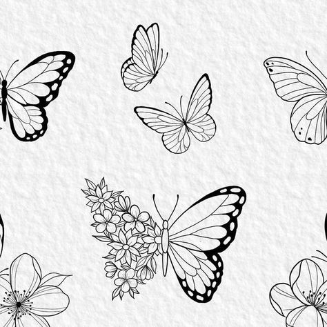 Tracy B. Tattoos 🇨🇦 on Instagram: "Cute new butterfly flash now available!" B Tattoos, Flash Designs, Petit Tattoo, Realistic Temporary Tattoos, Facial Tattoos, Flash Tattoo Designs, Spiritual Tattoos, Tattoo Feminina, Small Tattoo Designs