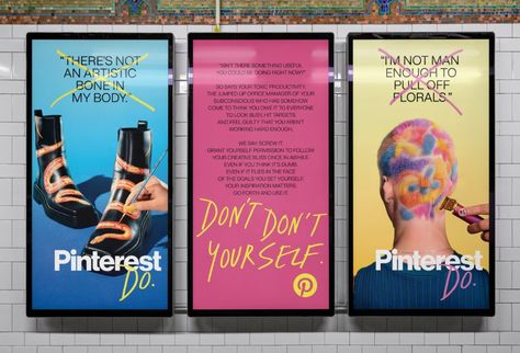 Pinterest tackles self-doubt in witty new campaign Pinterest Marketing Business, Etsy Marketing, Social Media Apps, Brand Campaign, Pinterest Marketing Strategy, Pinterest Ads, Social Media Channels, Creative Ads, Social App