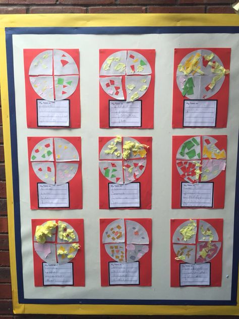 Pizza Fractions KS1 (year 1) Halving Activities, Fraction Flowers, Math Center Organization, Fraction Art, Maths Working Wall, Pizza Fractions, Year 1 Maths, Math Enrichment, Teaching Fractions