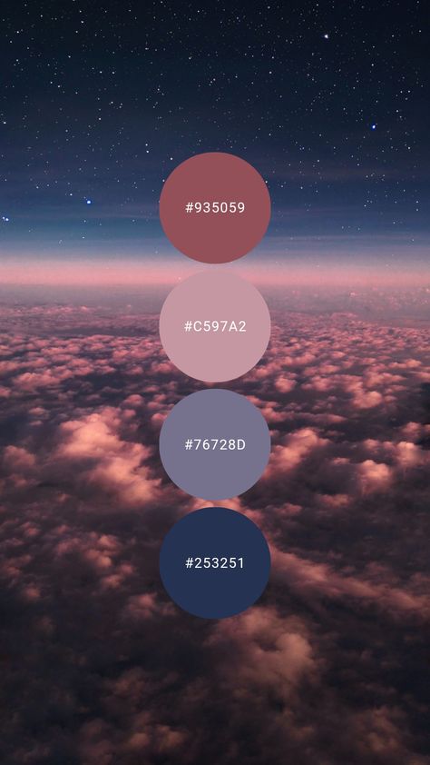 Celestial Colour Palette, Celestial Color Palette, Pink Try, Color Palette Purple, Room Gaming, Colours That Go Together, City And Colour, Purple Color Palettes, Room Gym