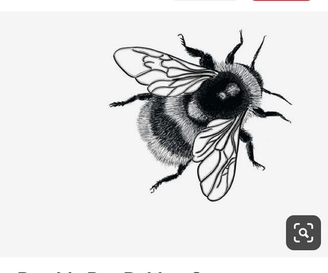 Bumble Bee Tattoo, Bee Drawing, Insect Tattoo, E Tattoo, Bee Tattoo, Bee Inspired, Desenho Tattoo, Bee Art, Nature Tattoos