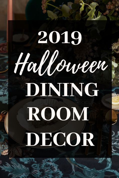 If you are wondering how to decorate your dining room in a sophisticated way this Halloween take tips from interiors blog Seasons in Colour and embrace your dark side! This beautiful homeware collection from HM HOME is not only stylish but also perfectly priced and can be used throughout the year, not just on All Hallows Eve. #dining #decorate #Halloweendecor Halloween Dining Room, Embrace Your Dark Side, Classy Halloween, Hm Home, All Hallows Eve, Uk Homes, H&m Home, Halloween Home, Halloween Home Decor