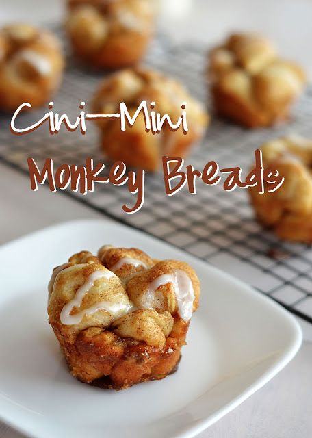 Cini-Mini Monkey Breads - Life In The Lofthouse Mini Monkey Bread, Monkey Breads, Life In The Lofthouse, Monkey Bread Muffins, Mini Monkey, Random Recipes, Bread Muffins, What's For Breakfast, Monkey Bread