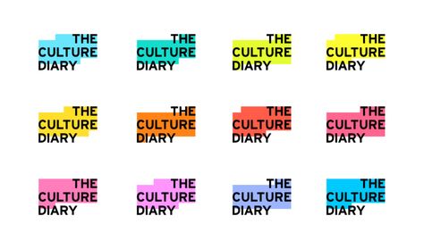 The Culture Diary logos || Praline Government Branding, Tagline Design, Conference Branding, News Logo, Conference Logo, Bold Logo Design, Dynamic Logo, For The Culture, Create Logo