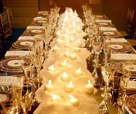 RT @colincowie:  This table is really decorated with rock salt! My fav candlescapes: http://ccwed.me/Ve62P3 Sand Centerpieces, Colin Cowie Wedding, Colin Cowie, Candles Wedding, Wedding Lighting, Rock Decor, Floating Candles, Reception Decor, Wedding Candles