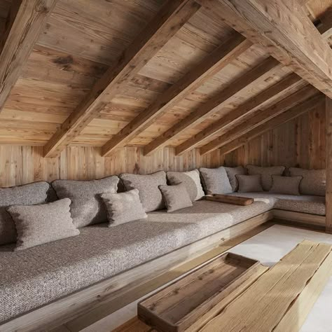 CHALETS | MAAM Ski Chalet Interior, Mountain House Interior, Mountain Interior Design, A-frame Interior, Ski Cottage, Ski House Decor, Chalet Interior Design, Alpine House, Mountain Interiors