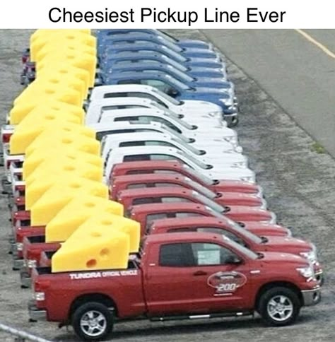 Funny Pick, Pick Up Lines Cheesy, Cheesy Jokes, Love Puns, Pickup Lines, Pick Up Truck, Puns Jokes, Clean Humor, Pick Up Lines