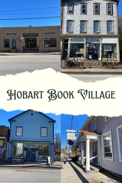 A town with eight book stores?! A visit to Hobart Book Village in the Catskills is every book lover's dream destination. #hobartbookvillage #catskills #weekendtravel #upstateNY Book Village, Book Stores, The Catskills, Bucket List Destinations, A Town, Hobart, Book Store, Weekend Trips, Dream Destinations