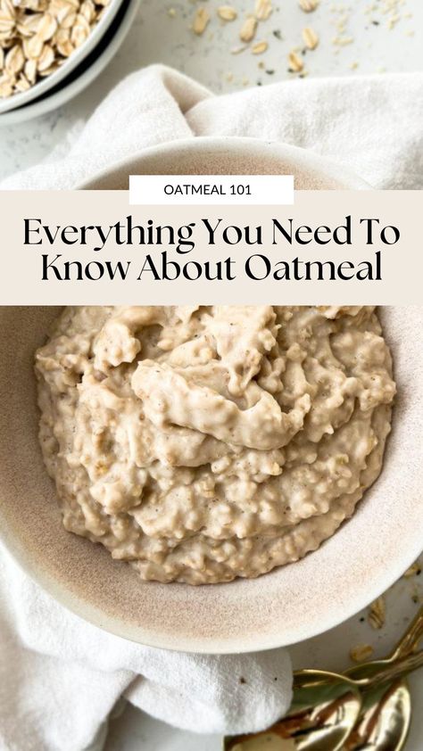 oatmeal in a bowl next to a bowl of raw rolled oats Oatmeal Benefits, Smoothie Fast, What Is Healthy Food, Healthy Food Menu, Food Advice, Diet Smoothie Recipes, Lost 100 Pounds, Deep Diving, Healthy Food Facts