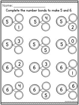 Number Bond Worksheets By Learning Desk image and visual related images Number Bonds Worksheets, Math Division Worksheets, Number Bond, Math Kindergarten, Number Bonds, Math Groups, Kids Math, Worksheets Kindergarten, Kids Math Worksheets