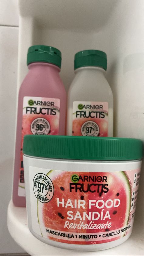 Shampoo Garnier Fructis Sandia, Garnier Shampoo, Garnier Fructis, Hair Food, Glow Up Tips, Body Hair, Shampoos, Glow Up?, Body Care