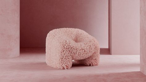 Hortensia Chair, Andrés Reisinger Fur Chairs, Gramercy Park Hotel, The Ritz Paris, Classic Chairs, Pink Armchair, Millenial Pink, Concept Web, Gramercy Park, Cloud Wall