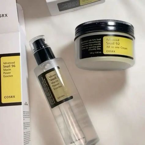 "Glow up your skincare routine with the power of snail mucin 🐌✨ Loving the COSRX Advanced Snail 96 Mucin Power Essence & Snail 92 All In One Cream for that extra hydration and healthy glow. Perfect for keeping skin soft, smooth, and radiant! #SkincareEssentials #SnailMucinMagic #COSRX #GlowingSkin" Advance Snail 96, Cosrx Advanced Snail 96, Advanced Snail 96, Snail 96 Mucin, Snail 96, Advanced Snail, Snail Mucin, Healthy Glow, Skin Care Essentials