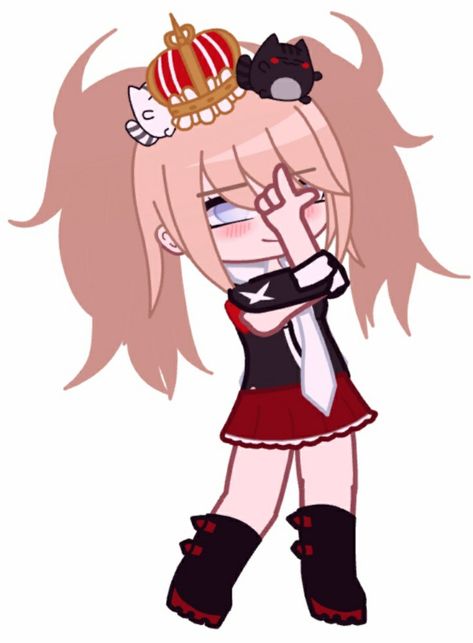 Junko Enoshima Gacha Club, Gacha Oc Outfit Ideas, Danganronpa Gacha, Sonico Chan, Amine Girl, Gacha Club Designs, Gacha Design, Another Cinderella Story, Neon Girl