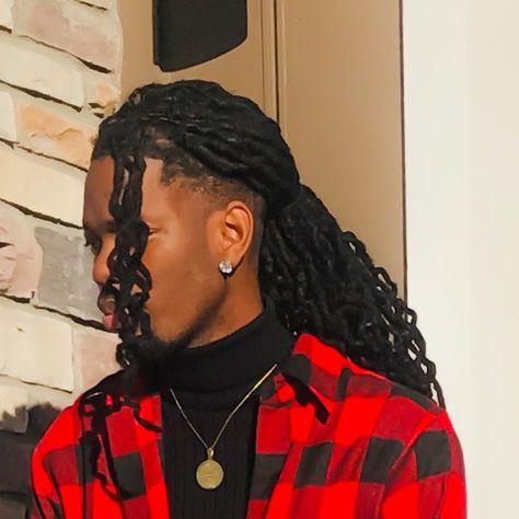 African American Man with Long hair Long Dreadlock Hairstyles For Men, Long Locks Men, Mens Long Dreadlock Styles, Long Dreads Ponytail Men, Long Dreadlocks Men, Men With Long Locs, Long Dreads Men, Long Dread Hairstyles For Men, Black Men Dreadlocks Styles