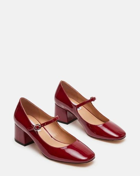 Women's High Heel Shoes | Designer Heels For Women | Steve Madden Mary Jane Shoe, Heels Steve Madden, Shopping Haul, Steve Madden Store, Professional Shoes, Business Shoes, Shoe Inspo, Mary Jane Heels, Red Heels