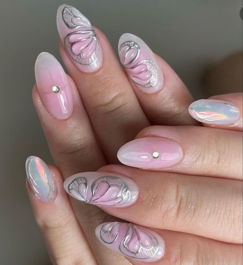 Hippie Nails, Psychology Student, Blush Nails, Pretty Gel Nails, Nail Art Designs Videos, Soft Nails, Dream Nails, Fire Nails, Funky Nails