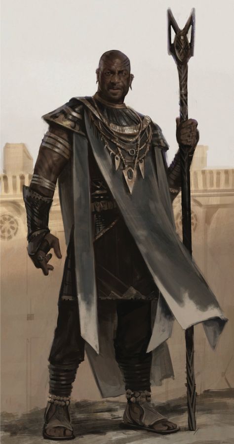 NPC - Povo Livre Karla Ortiz, Heroic Fantasy, Male Character, Black Characters, Dungeons And Dragons Characters, High Fantasy, Fantasy Warrior, Arte Fantasy, Fantasy Rpg