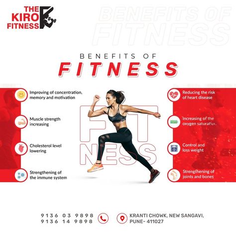 Create a custom and professional infographic in 24 hours Benefits Social Media Post, Benefits Poster Design, Benefits Of Fitness, Gym Content, Flexibility Tips, Fitness Infographic, Typeface Poster, Professional Infographic, Fitness Poster