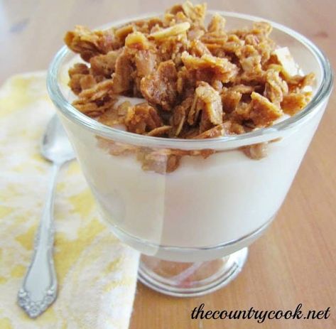 Homemade Honey Granola - breakfast #breakfast Homemade Granola Recipe, Granola Ingredients, Honey Granola, Granola Recipe Homemade, Granola Breakfast, Country Cook, The Country Cook, Granola Recipe, Country Cooking