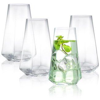 Drinking Glasses : Target Kitchen Glasses Set, Tall Drinking Glasses, Crystal Drinkware, High Ball Glasses, Drinkware Sets, Drinking Accessories, Highball Glasses, Highball Glass, Drinking Set