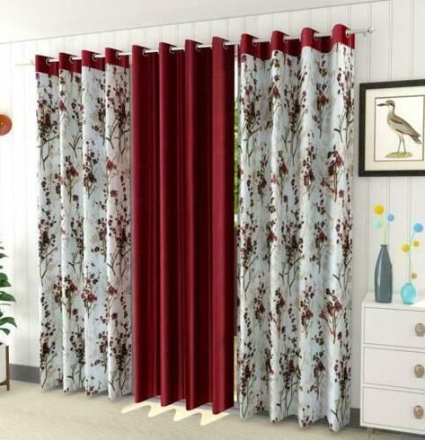 Rooms Interior Curtains Decorating Designs https://www.youtube.com/watch?v=tuATnfSZR4c Door Window Curtains, Door Window Curtain, Curtain For Door Window, Curtain Window, Stylish Curtains, Home Curtains, Curtain Designs, Grommet Curtains, Curtain Sets